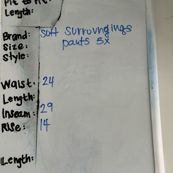 Soft Surroundings Black Pull On Straight Leg Pants - Women’s US Women’s 3X - Picture 9 of 9